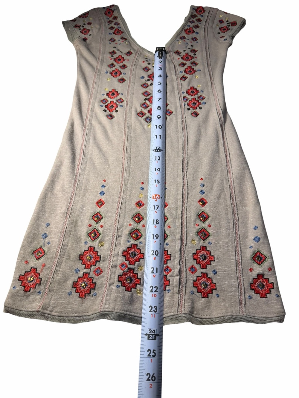 Free People "Rich In Embroidery" mini xsmall dress - Picture 9 of 14